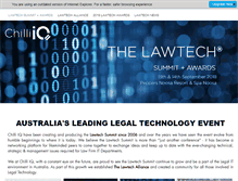 Tablet Screenshot of lawtechsummit.com.au
